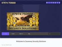 Tablet Screenshot of causewaysecuritysolutions.com